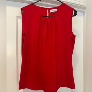 Red Calvin Klein Top